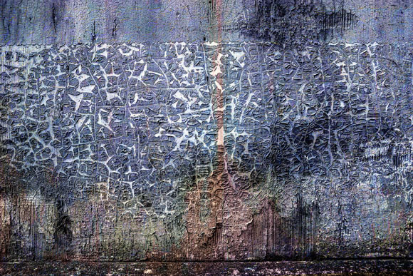 Fotomotiv welches an abstrakte Fotografie erinnert, Bildtitel: Strukturanalyse  