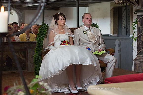 Foto Hochzeit Brautpaar Kirche