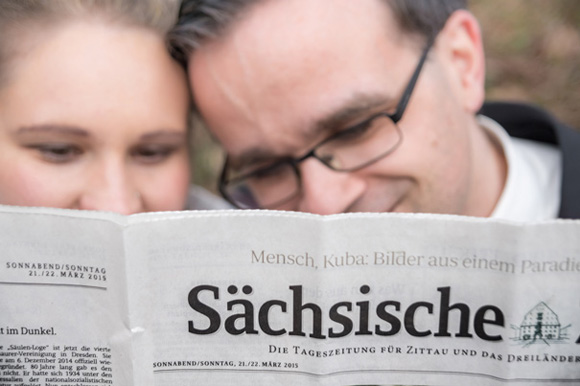 Foto Hochzeit Brautpaar aktuelle Tageszeitung